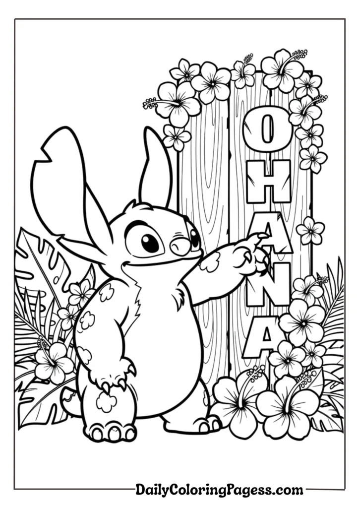 Stitch-Making-Ohana-Sign