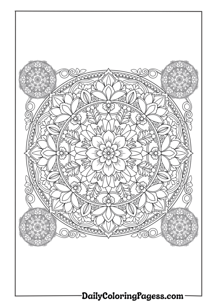 Ancient Blossom mandalas