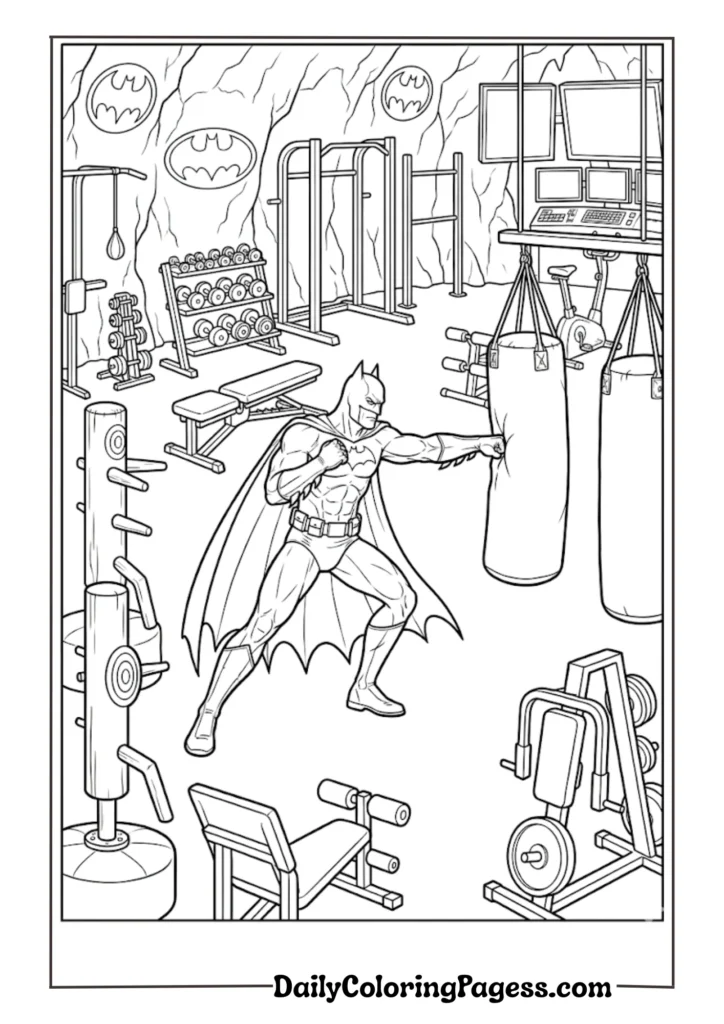 Batman Coloring page