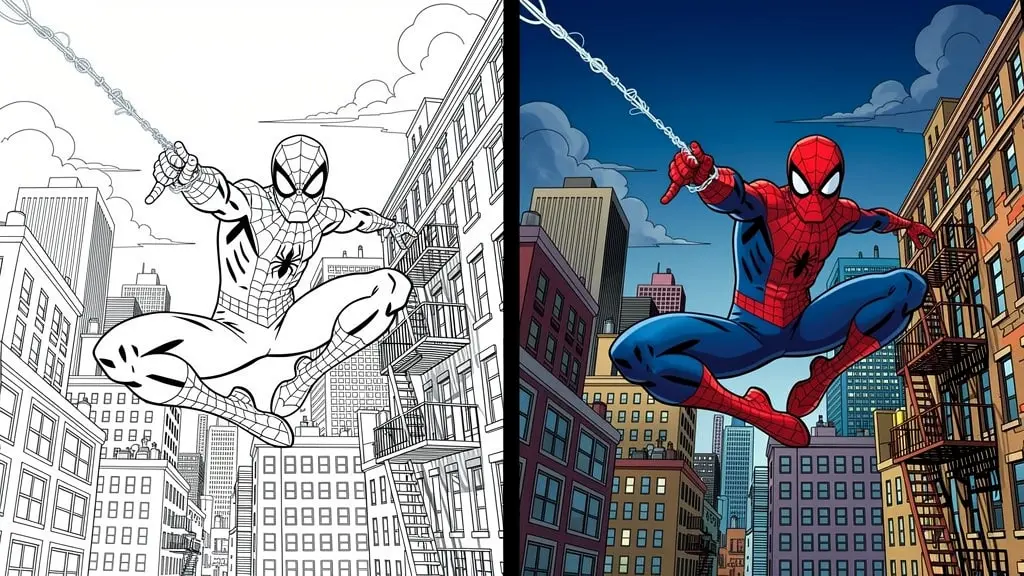Spider-Man Coloring Pages