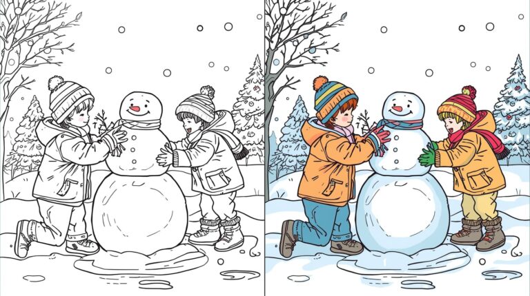 Christmas coloring pages